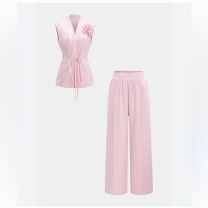Elegant Pink Women's Jumpsuit